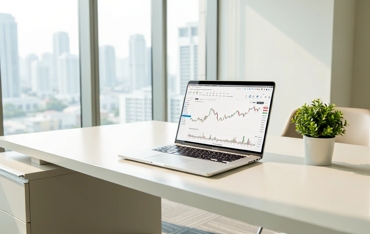 Ruang kerja analisis profesional